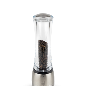u'Select manual pepper mill, acrylic and stainless steel, 21 cm Daman