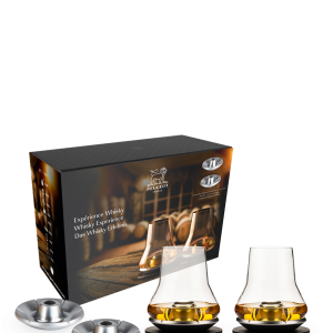Gift Box with 2 Whisky-tasting Sets, a Tasting Booklet and 2 Additionnal Chilling Bases Experience Whisky