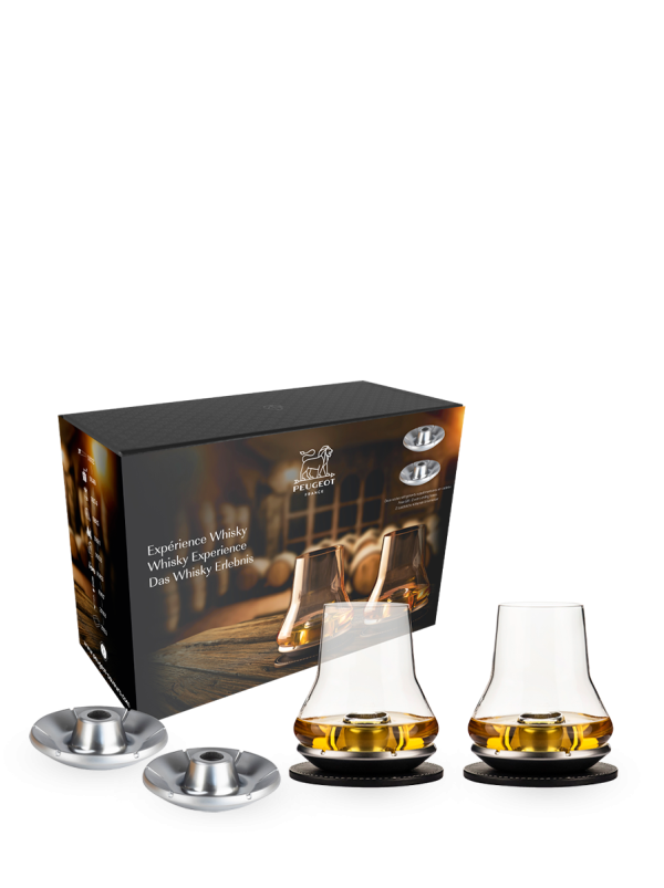 Gift Box with 2 Whisky-tasting Sets, a Tasting Booklet and 2 Additionnal Chilling Bases Experience Whisky