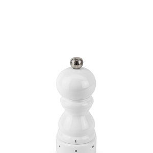 u'Select Wooden Manual Pepper Mill in White Gloss, 12cm Paris u'Select