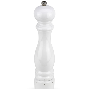 u'Select Manual Wooden Pepper Mill in white gloss, 30cm Paris u'Select