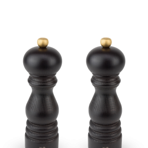 Salt and Pepper Mill Set in Chocolate, 18cm Paris