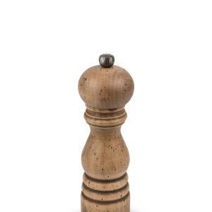 Manual Beechwood Pepper Mill with Antique Finish, 18cm Paris Antique