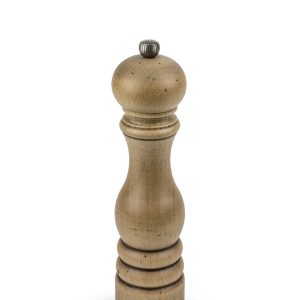 Manual salt mill in beechwood with antique finish, 22cm Paris Antique