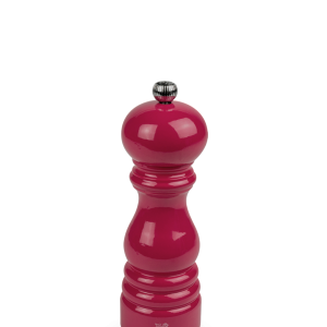 Manual Wooden Pepper Mill in Candy Pink Gloss, 18cm Paris