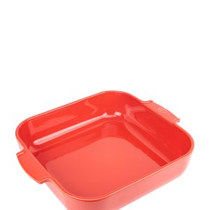 Appolia Red Ceramic Square Baking Dish, 36cm Appolia