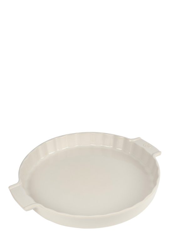 Appolia Ecru Ceramic Tart Dish, 30cm Appolia