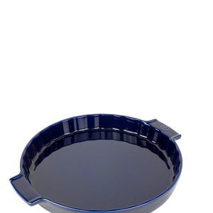 Appolia Blue Ceramic Tart Dish, 30cm Appolia