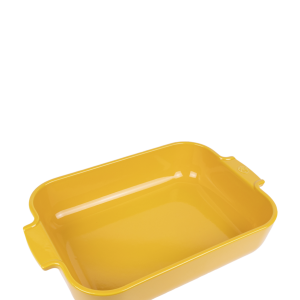 Ceramic Rectangular Baker Yellow Saffron, 36 cm – 14.25in Appolia
