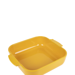 Ceramic Square Baker Yellow Saffron, 28 cm – 11in Appolia
