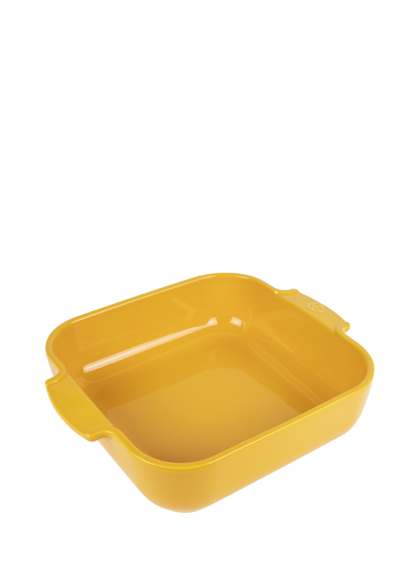 Ceramic Square Baker Yellow Saffron, 28 cm – 11in Appolia