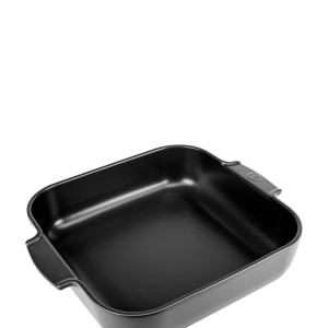 Ceramic Square Baking Dish in Satin Black, 36cm Appolia