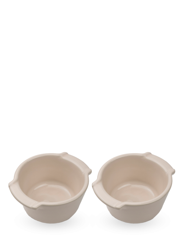 Set of ceramic ramekins, Ecru, 20 cl Appolia