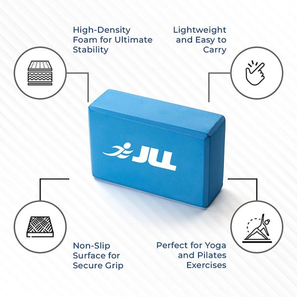 JLL Yoga Blocks for Bolster to Improve Balance & Flexibility