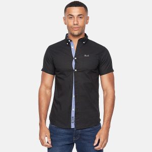 Bench Pure Cotton BOWDON Short Sleeve Mens Shirt