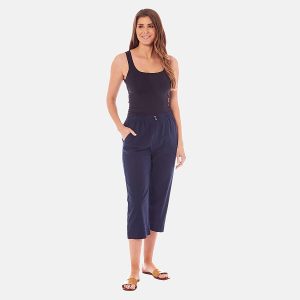 Charlotte West Ladies Linen Blend 3-4 Trousers