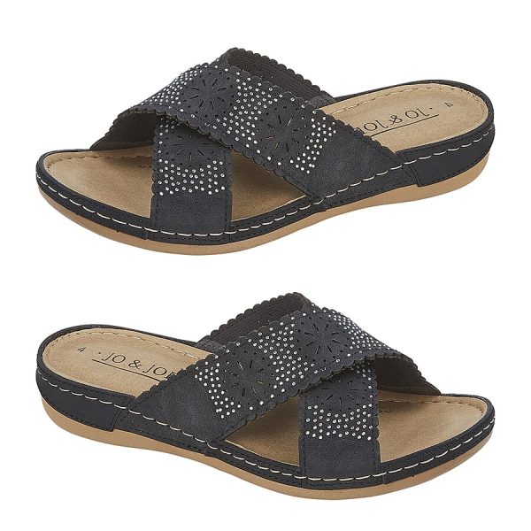 Jo & Joe Ladies Sandal - Black