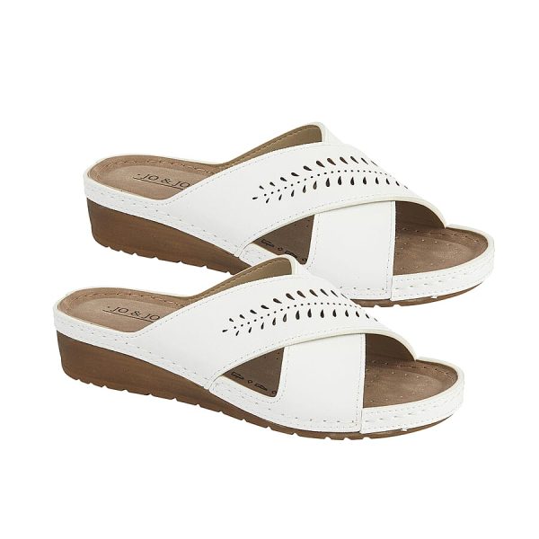 Jo and Joe SARDINIA Lightweight Wedge Mule Ladies Sandal