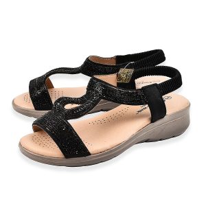 Cushion Walk Diamante Sandals