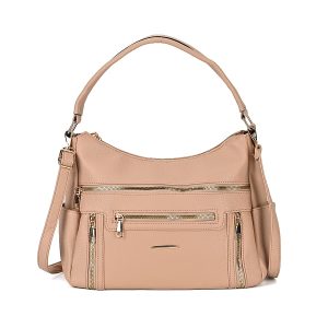 Leatherette Multipocket Crossbody Bag