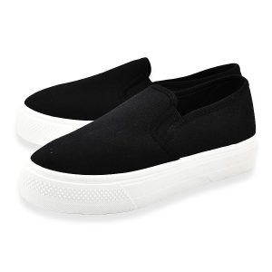 Spot on canvas pump
