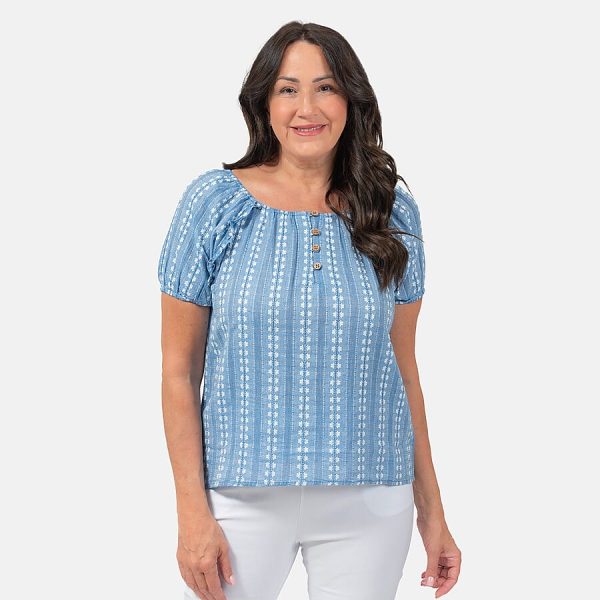 Mudflower Pure Cotton Gypsey Womens Top