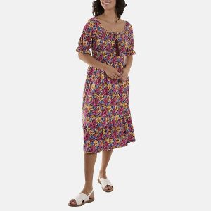Nova of London Tessel bust Floral Midi Dress