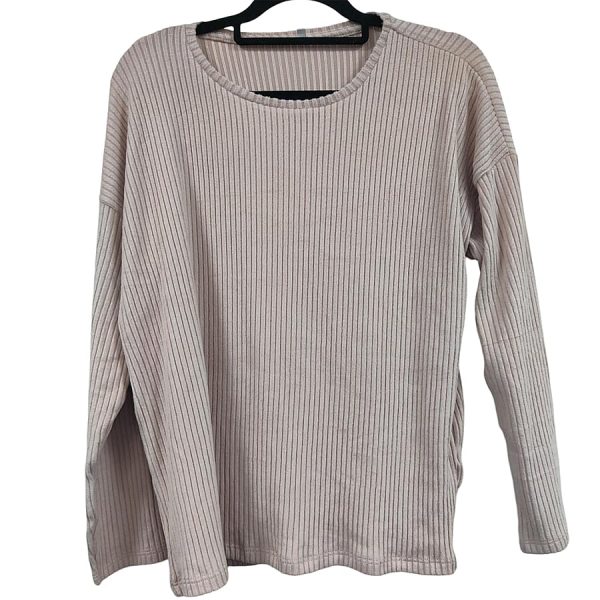 Casual Jersey Top with Long Sleeves