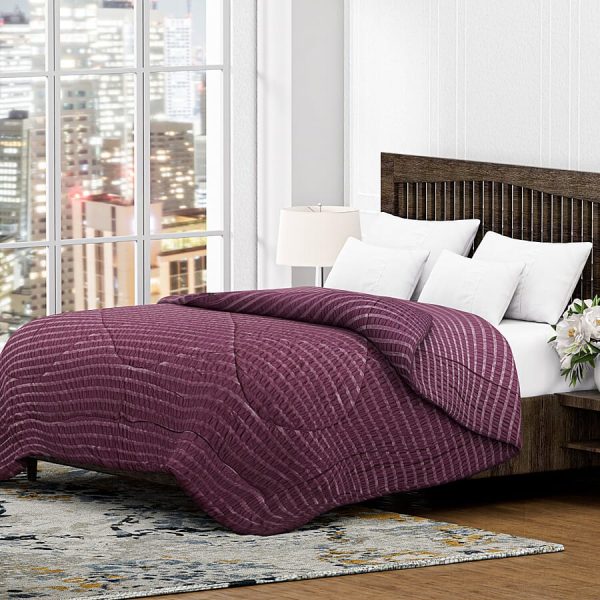Solid Machine Quilted Comforter