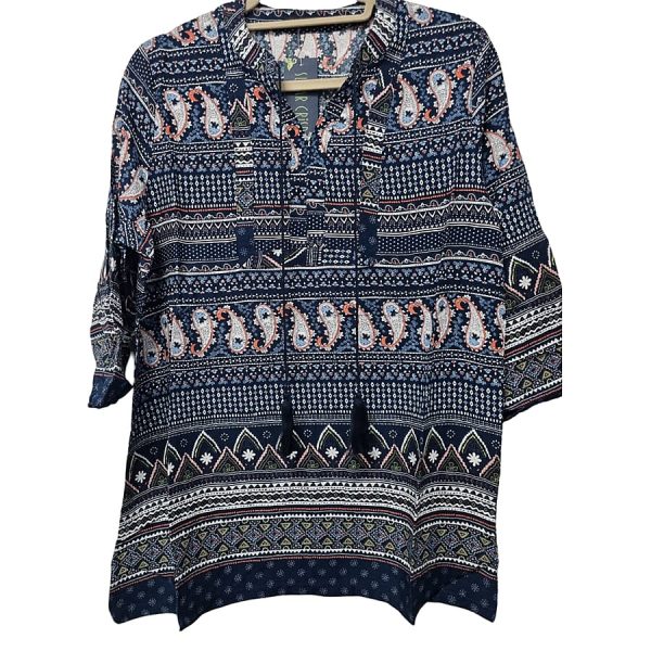 Sugar Crisp Printed Knitted Tunic