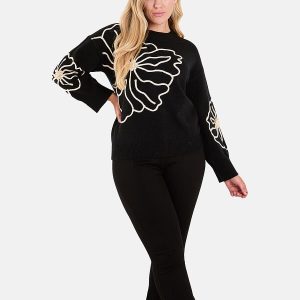 Wild Flower and Butterfly Jumper
