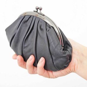 Easylife Rifd Frame Coin Purse With Chain, Size Double