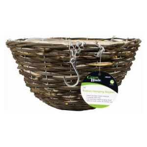 Rattan Hanging Basket - 35.5cm