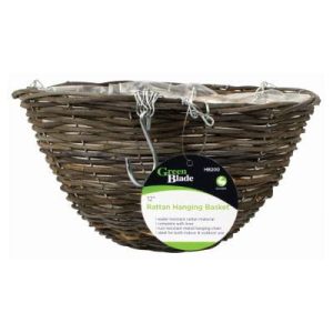 Rattan Hanging Basket - 30cm