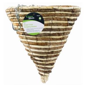 Rope Cone Hanging Basket - 30cm