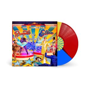 Elton JOHN/BRANDI CARLILE - Who Believes In Angels?, gatefold red yellow & blue tri-coloured vinyl LP + booklet