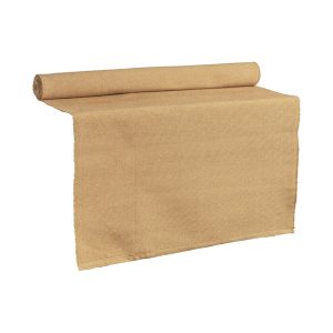 Ribbed Cotton Table Runner - Beige