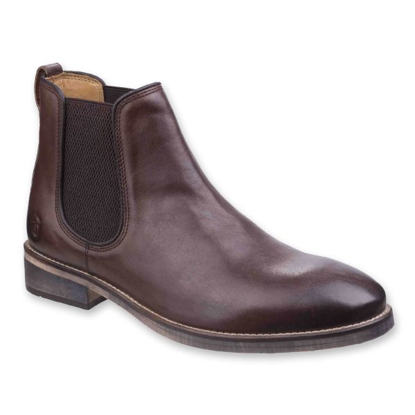 Mens Corsham Chelsea Boot Dark Brown 11