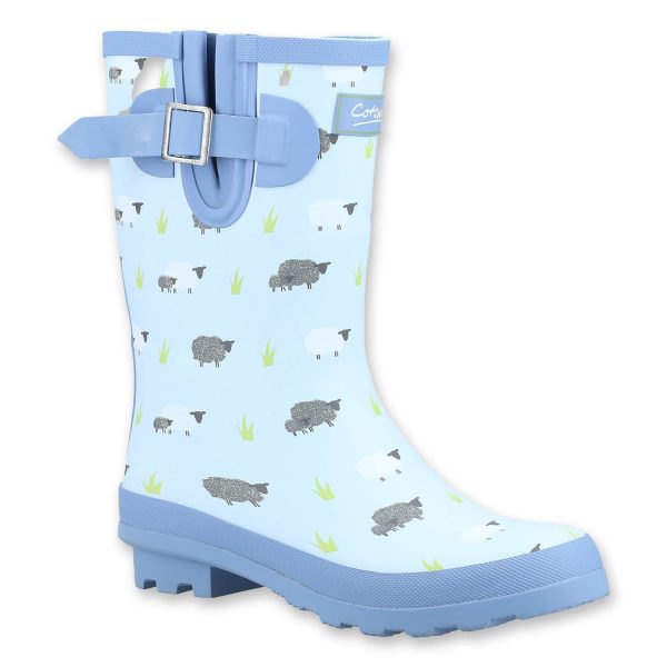 Womens Farmyard Mid Wellington Sheep 7