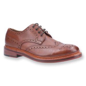 Mens Quenington Leather Goodyear Welt Shoe Brown 7