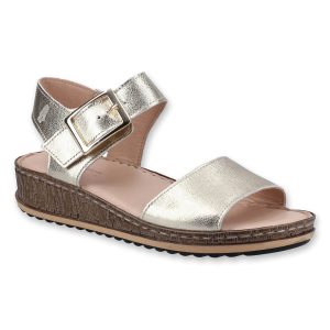 Womens Ellie Sandal Gold 7