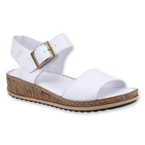 Womens Ellie Sandal White 5