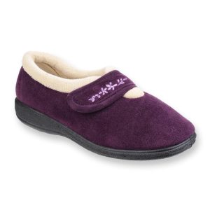 UK Size 7 Capa Slippers Plum
