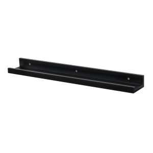57cm Floating Picture Ledge Wall Shelf - Black