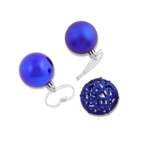 12 Assorted Christmas Baubles 6cm