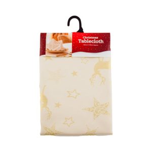 Christmas Tablecloth 132cm x 183cm Assorted Colours