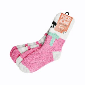 Kids Christmas Polar Bear Cosy Socks 2 Pk Assorted Sizes