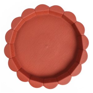 For The Love Of Gardening Small Crimp Saucer 20cm Assorted Colours