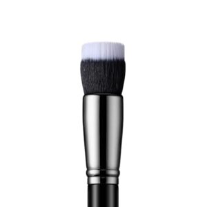 Stippling brush, EIGSHOW Stippling Makeup Brush Duo Fibers Wood Handle Brushes Perfect for Face Foundation, Blending, Highlight, Blush, Mineral Makeup