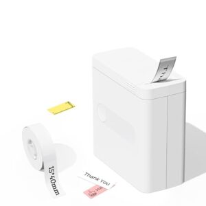 D12 Pocket Label Printer - Thermal wireless adhesive label creation. Extensive templates + custom doodling. One-touch printing via mobile. Portable ch